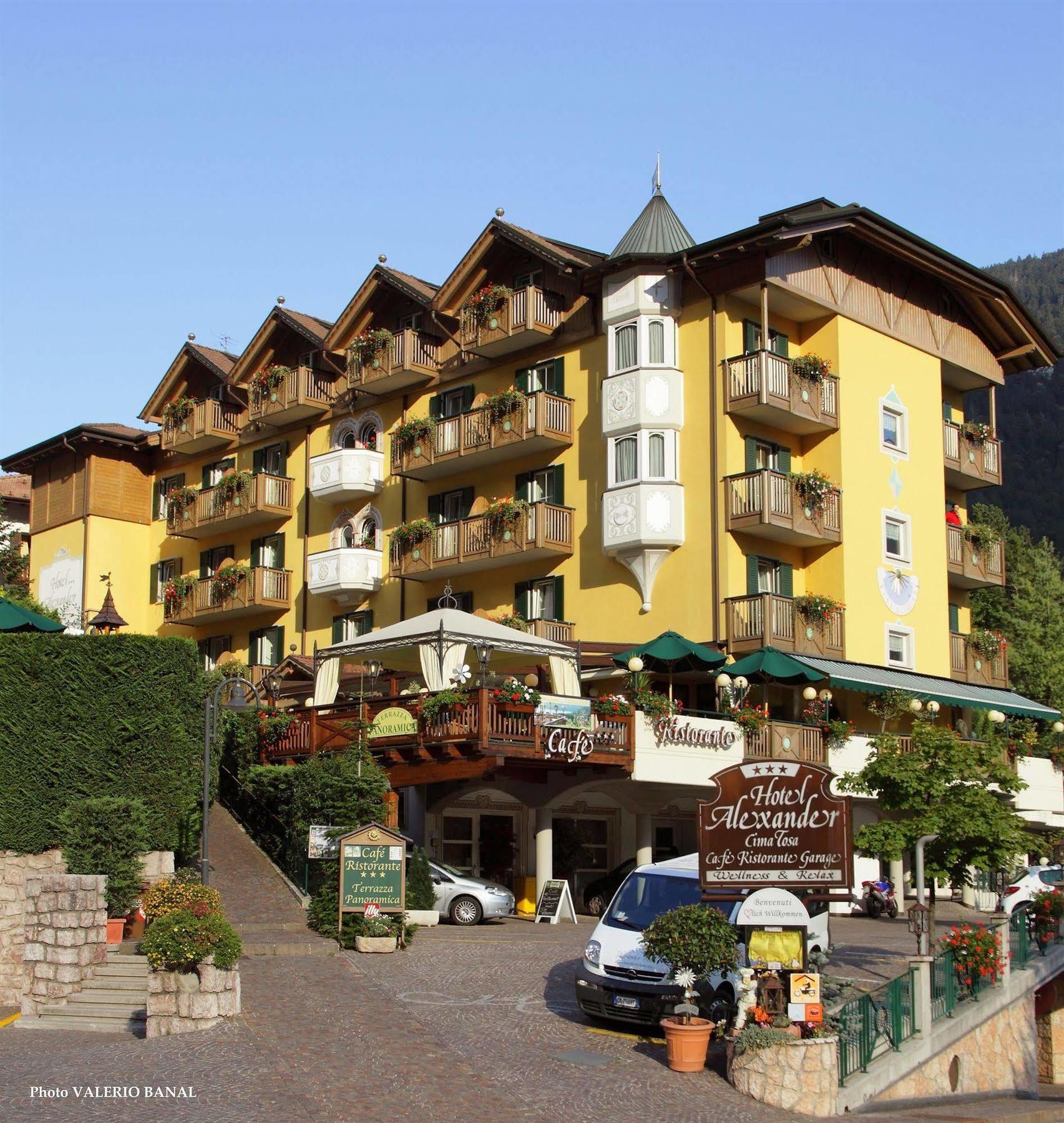 Alexander Hotel Alpine Wellness Dolomites Molveno Dış mekan fotoğraf
